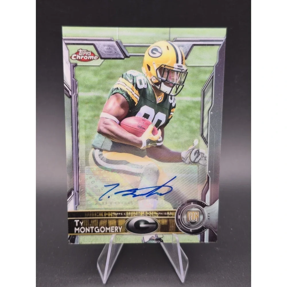 2015 Topps Chrome Ty Montgomery #119 Rookie Autographs (AU) (RC) Packers